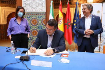 Visita de Apostolos Tzitzikostas a la Fundación Tres Culturas