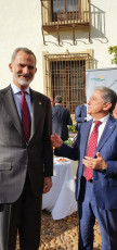 Enric Millo con su SM el Rey Felipe VI en Córdoba